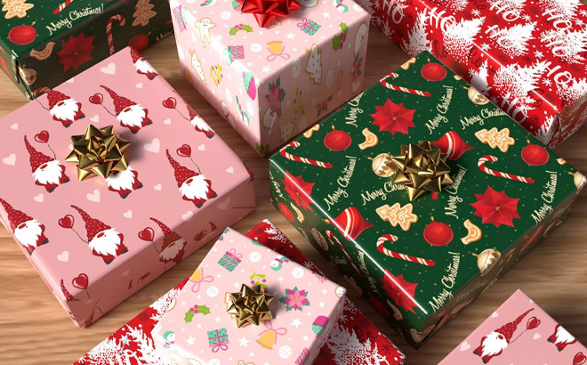 Giolainy Christmas Wrapping Paper