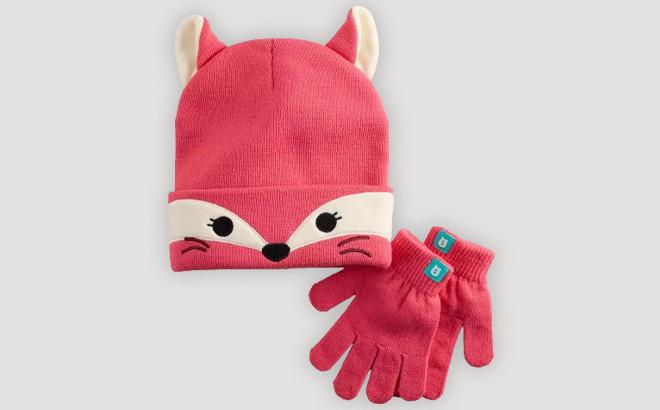 Girls Squishmallows FiFi Hat and Glove Set