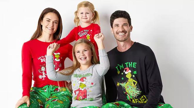 Grinch Family Pajama Sets