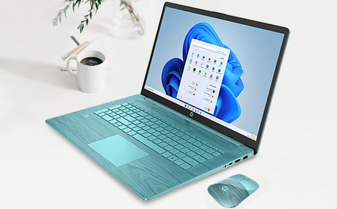 HP 17-Inch Touchscreen Laptop Bundle