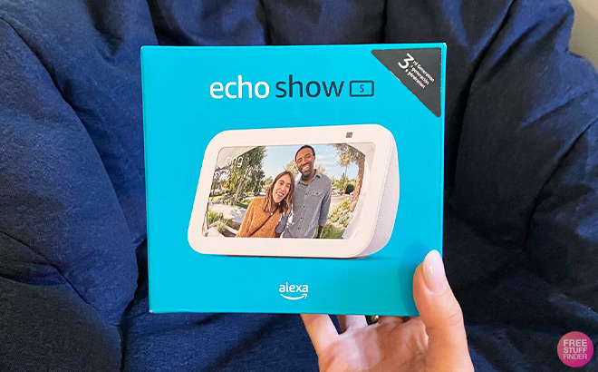 Hand Holding Echo Show 5