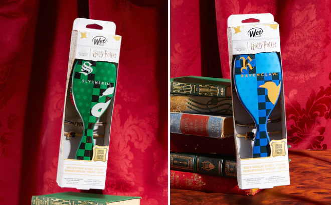 Harry Potter Wet Brush Slytherin and Ravenclaw 3 Piece Kits