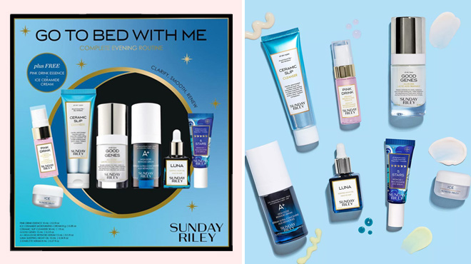 Images of Sunday Riley Go To Bed With Me Complete Evening Routine 7 Piece Set