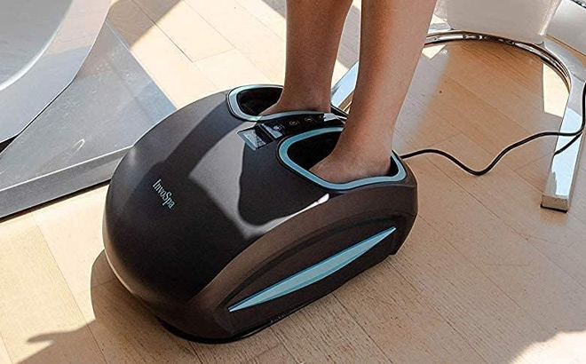 InvoSpa Shiatsu Foot Massager Machine with Heat