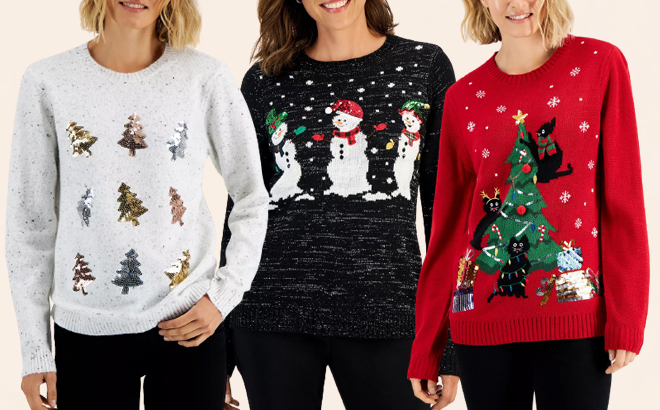 Karen Scott Womens Holiday Sweaters