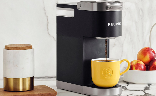 Keurig K-Mini Plus Coffee Maker on a Kitchen Countertop