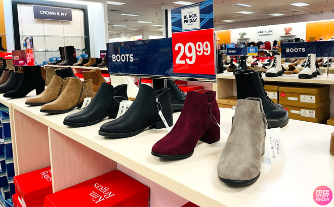 Belk black on sale friday boots 218