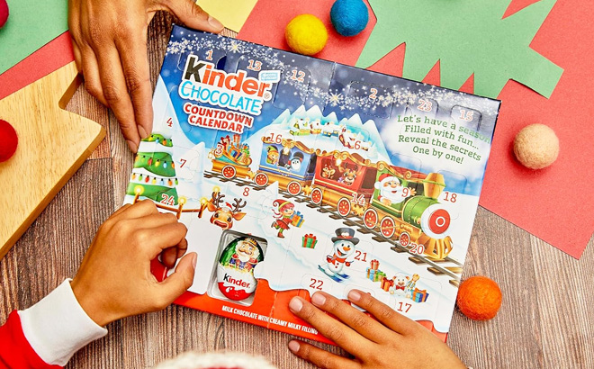 Kinder Joy 2023 Advent Countdown Calendar 24-Pieces 