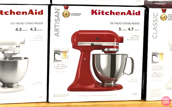 KitchenAid Artisan Series 5qt Tilt Head Stand Mixer in Red