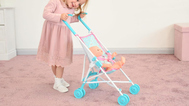 Kookamunga Kids Baby Doll Stroller