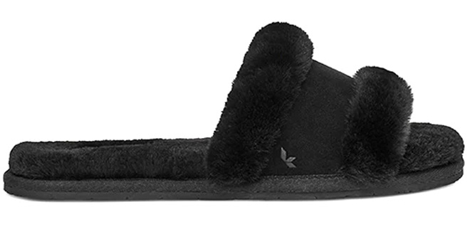 Koolaburra by UGG Black Milo Peep Slide Slippers
