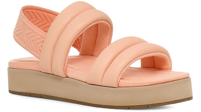 Koolaburra by UGG Double Strap Anida Sandal in Apricot color
