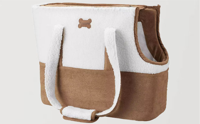 Koolaburra by UGG Pet Carrier on a Gray Background