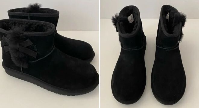 Koolaburra by UGG Victoria Mini Womens Winter Boots in Black Color