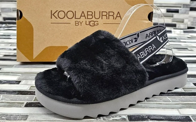 Koolaburra by UGG Women's Fuzz'n Ii Slippers in Black