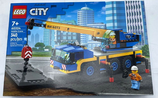 LEGO City Great Vehicles Mobile Crane Truck 340 Piece Set