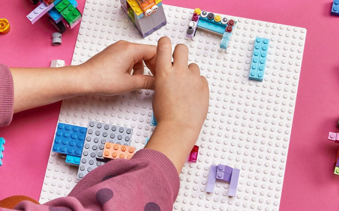 LEGO Classic White Baseplate Building Toy Set