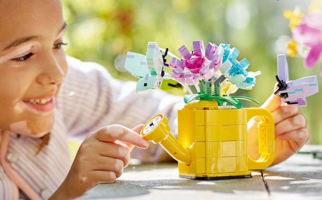 LEGO Creator 3 in 1 Flowers in Watering Can Building Set