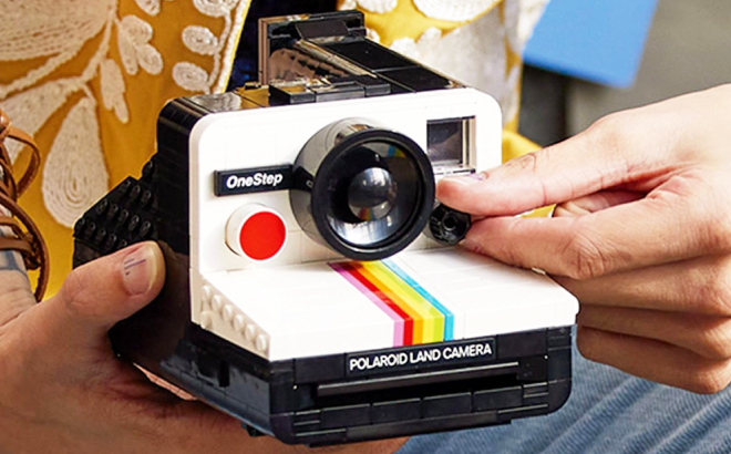 LEGO Ideas Polaroid OneStep SX 70 Camera Building Set
