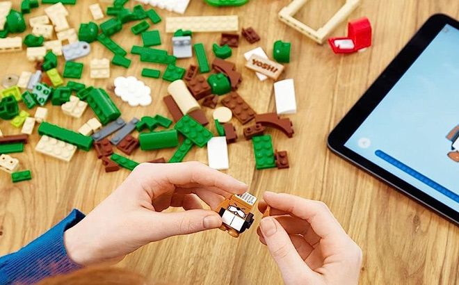 LEGO Super Mario Yoshis Gift House Expansion Building Toy Set