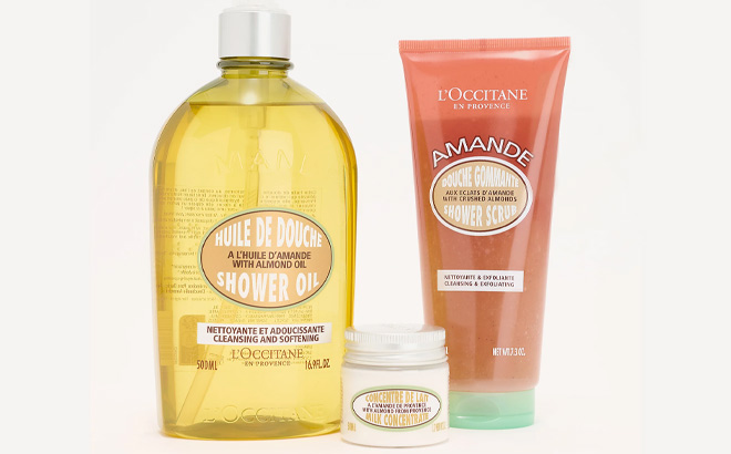 LOccitane Almond Delicious Cleanse Hydrate Trio