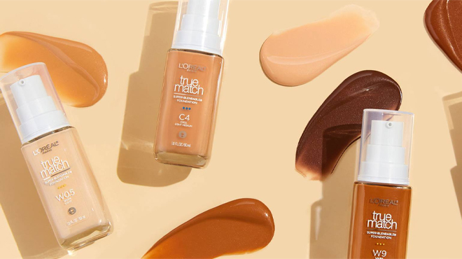 LOreal True Match Super Blendable Foundations in Three Shades