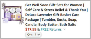 Lavender Get Well Soon Gift Set Screenshot