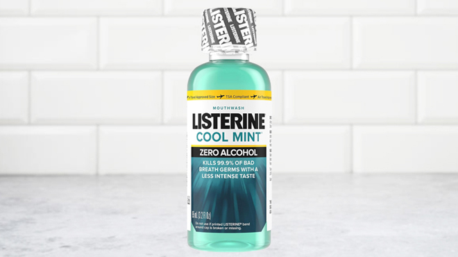 Listerine Zero Alcohol Mouthwash 3 2 Ounce