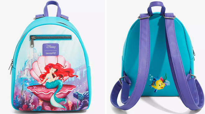 Loungefly Disney Ariel In Shell Mini Backpack
