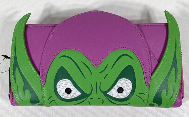 Loungefly Marvel Green Goblin Zip Around Wallet Exclusive