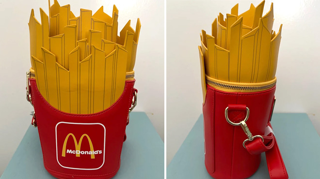 Loungefly McDonalds French Fries Figural Crossbody Bag