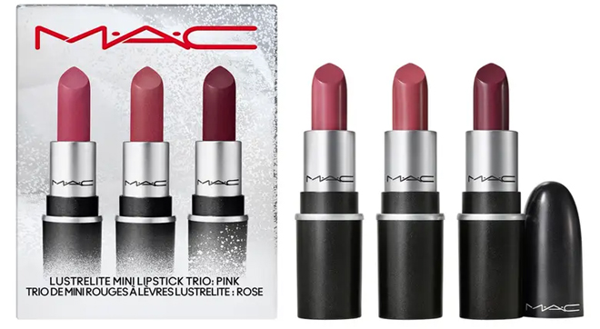 MAC Lustrelite Lipstick Trio 45 Value