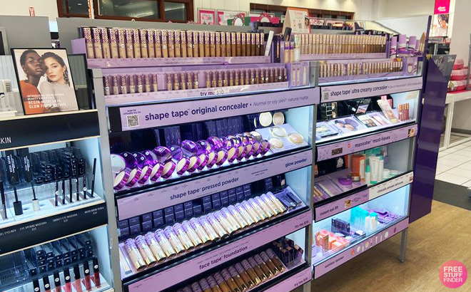 Makeup Racks in Store