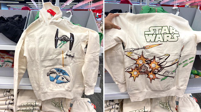 Mens Disney 100 Star Wars Graphic Pullover Sweatshirt