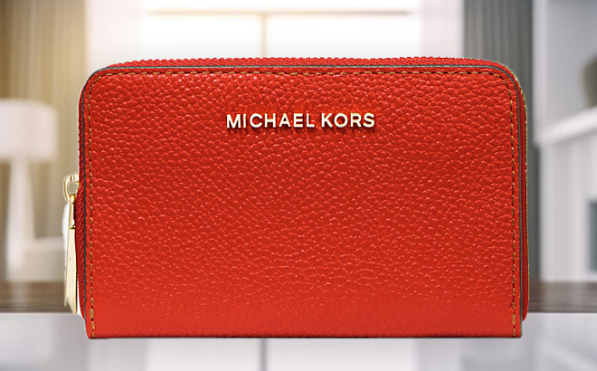 Michael Cors Small Pebbled Leather Wallet