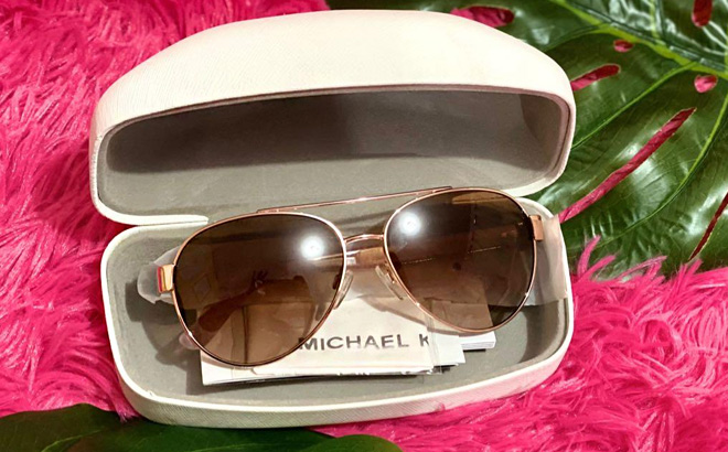 Michael Kors Blair Sunglasses in Rose Gold Color