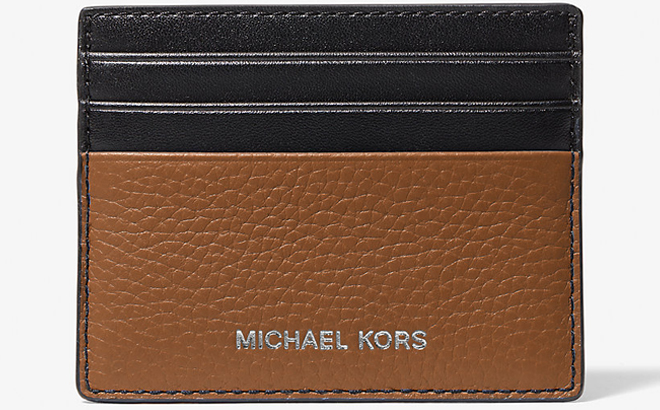 Michael Kors Cooper Pebbled Leather Tall Card Case 1