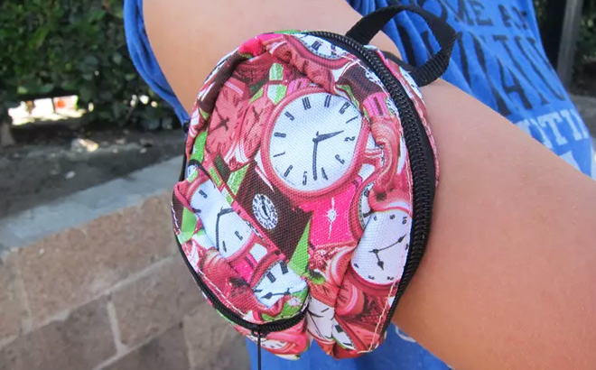 Mini Backpack Armband Accessory on an Arm