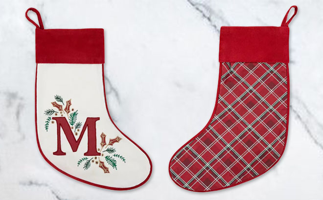 Monogram Christmas Very Merry Stockings