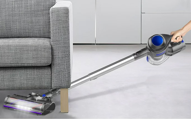 Moosoo Cordless Vacuum 4 in 1 Lightweight Stick Vacuum Cleaner