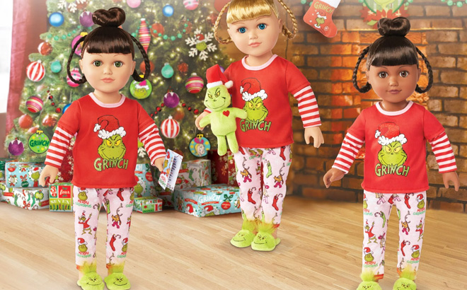 My Life As Poseable Grinch Sleepover 18-inch Doll 