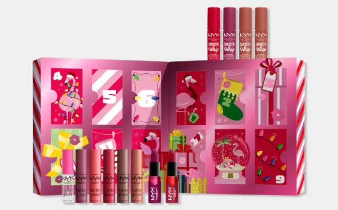 NYX 12 Days Of Kissmas Lip Makeup Gift Set