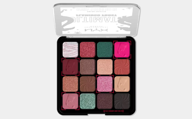 NYX Holiday Color Shadow Palette NYX Holiday Color Shadow Palette