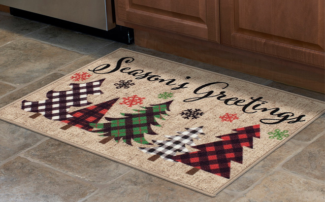 Natco Seasons Greetings Printed Accent Rug