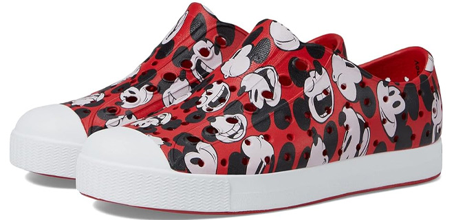 Native Mickey Mouse Slip On Kids Sneakers