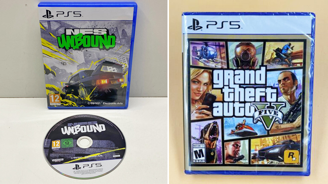 Need for Speed and GTA Games for PS5