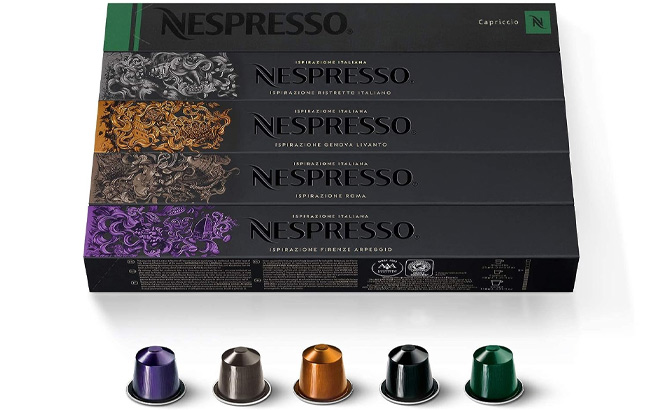 Nespresso Capsules OriginalLine Ispirazione Variety Pack 50 ct