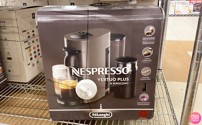 Nespresso Vertuo Plus Deluxe Espresso and Coffee Maker