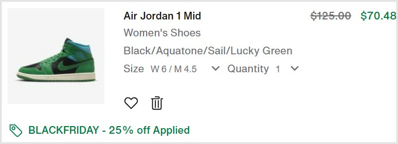 Nike Air Jordan Shoes Checkout
