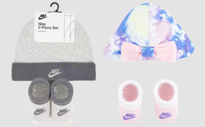 Nike Baby Hat Booties Sets